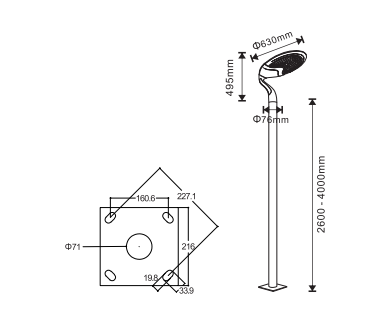 Đèn năng lượng mặt trời VS-NLMT-M